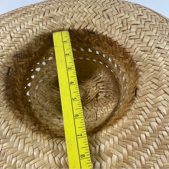 Straw Hat Safari Hat Tall hat unisex - Picture 4 of 6